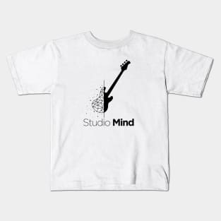 Studio Mind, Guitar Black Kids T-Shirt